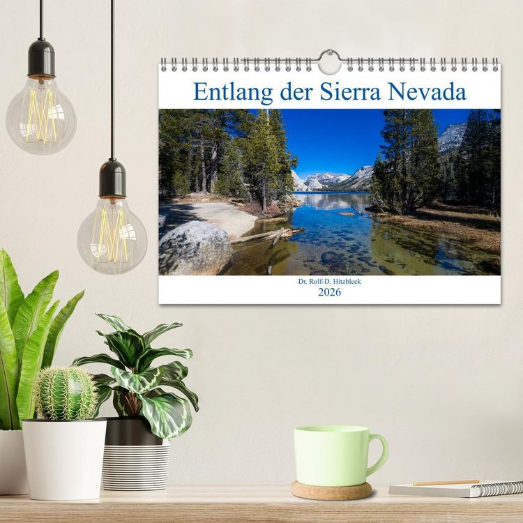 Produktbild: Entlang der Sierra Nevada (Wandkalender 2026 DIN A4 quer), CALVENDO Monatskalender