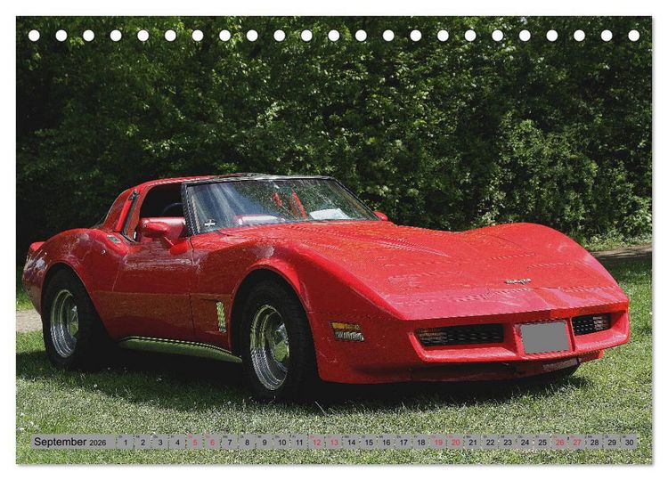 Produktbild: Oben ohne Oldtimer (Tischkalender 2026 DIN A5 quer), CALVENDO Monatskalender