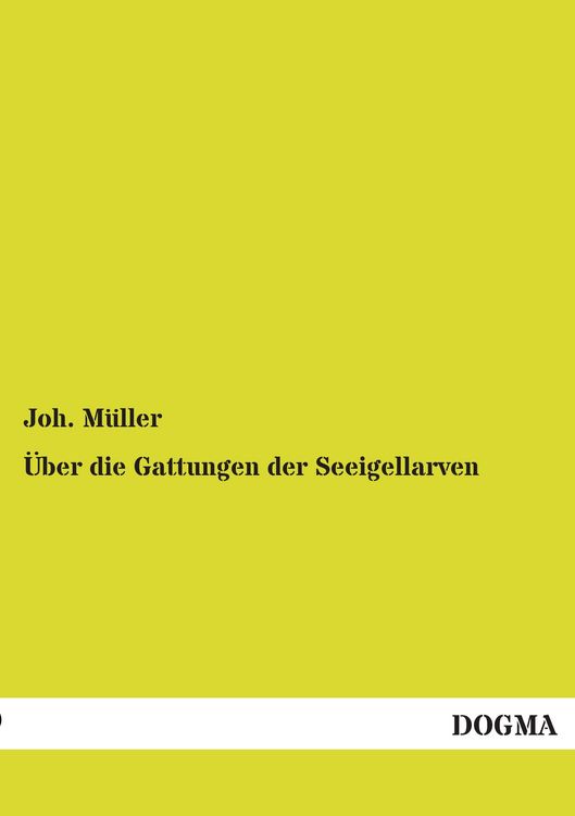 Produktbild: &Uuml;ber die Gattungen der Seeigellarven