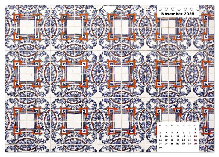 Produktbild: Lissabons Azulejos (Wandkalender 2026 DIN A4 quer), CALVENDO Monatskalender