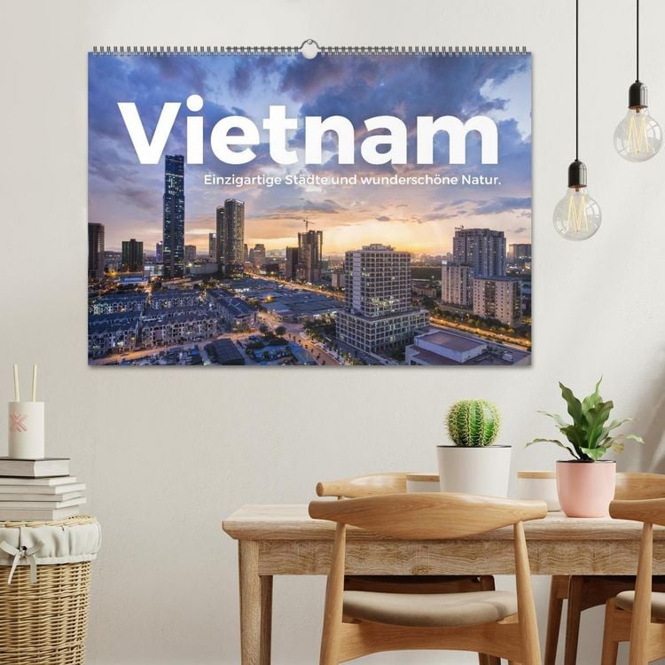 Produktbild: Vietnam - Einzigartige St&auml;dte und wundersch&ouml;ne Natur. (Wandkalender 2026 DIN A2 quer), CALVENDO Monatskalender