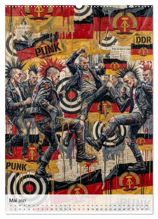 Produktbild: Punk 76 (hochwertiger Premium Wandkalender 2027 DIN A2 hoch), Kunstdruck in Hochglanz