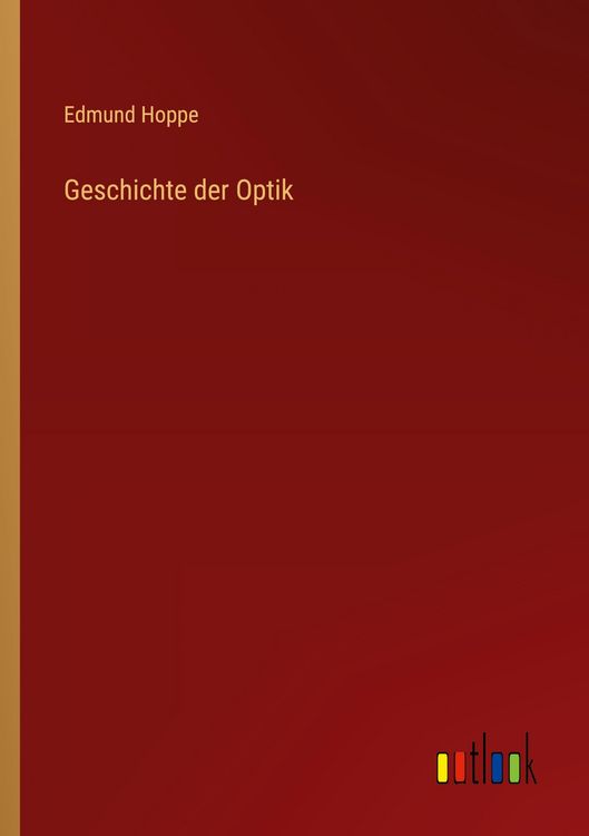 Produktbild: Geschichte der Optik