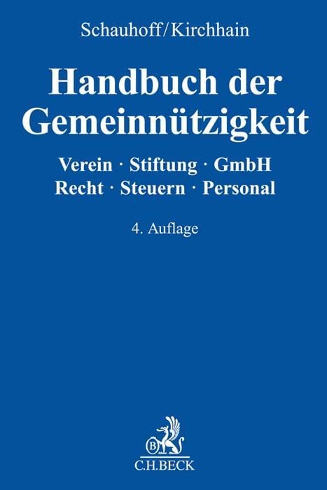 Produktbild: Handbuch der Gemeinn&uuml;tzigkeit