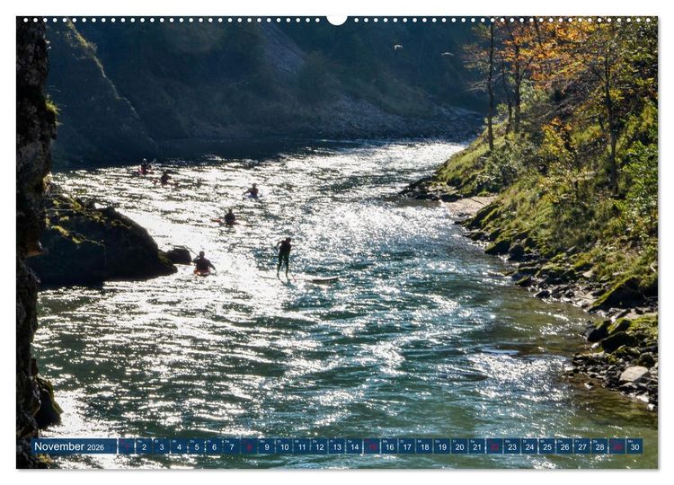 Produktbild: Wildwasser Stand up (hochwertiger Premium Wandkalender 2026 DIN A2 quer), Kunstdruck in Hochglanz