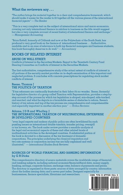 Produktbild: The Finance of International Business.