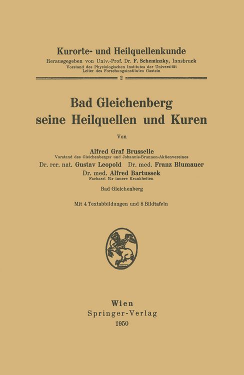 Produktbild: Kurorte- und Heilquellenkunde