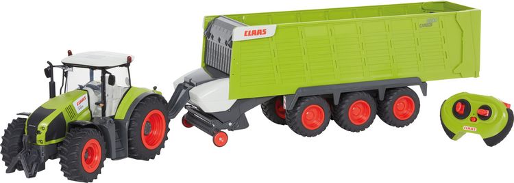 Produktbild: RC CLAAS AXION 870 + CARGOS 9600 1:16, Traktor und Anh&auml;nger, 2,4 GHz, 104 cm,