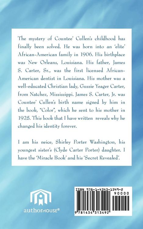 Produktbild: Countee' Cullen's Secret Revealed by Miracle Book