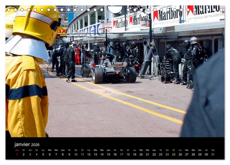 Produktbild: Stands de Formule 1 (Calendrier mural 2026 DIN A4 vertical), CALVENDO calendrier mensuel