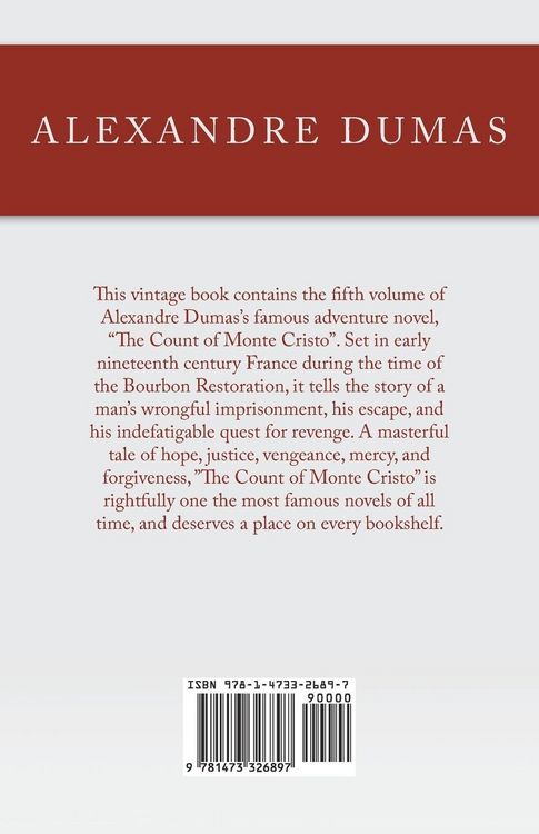 Produktbild: The Count of Monte Cristo - Vol V. (In Five Volumes)