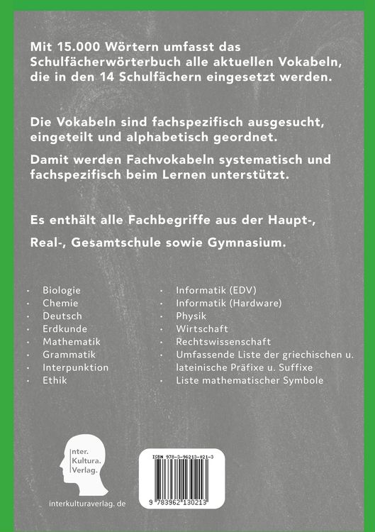 Produktbild: Interkultura Sch&uuml;lerw&ouml;rterbuch Deutsch-Persisch/Dari