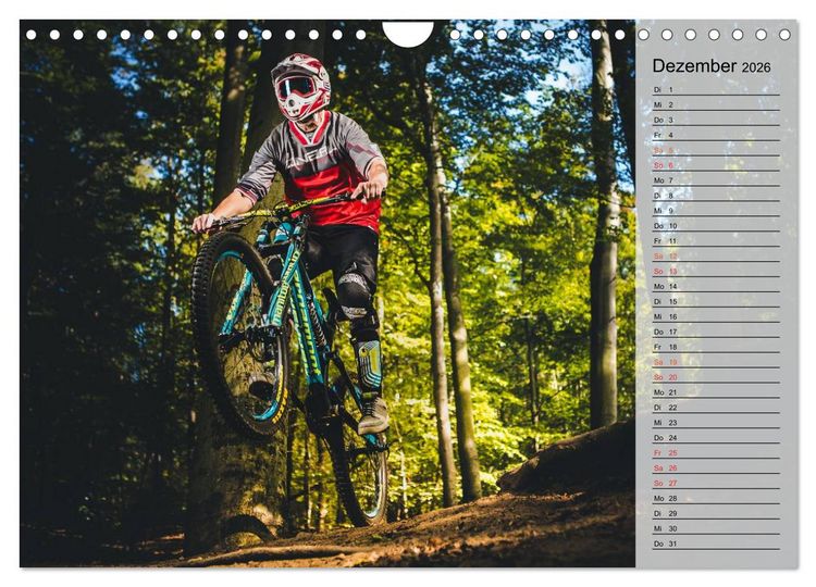 Produktbild: Mountainbike Action (Wandkalender 2026 DIN A4 quer), CALVENDO Monatskalender