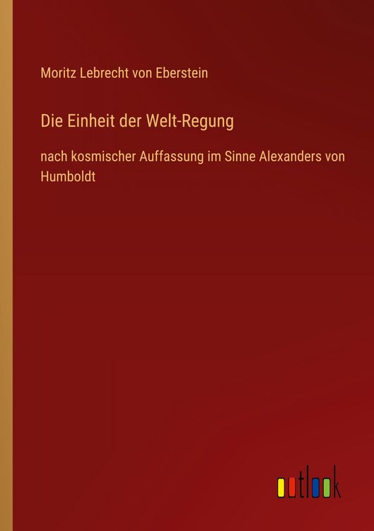 Produktbild: Die Einheit der Welt-Regung