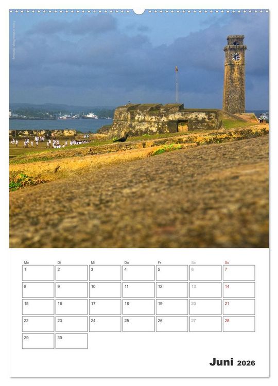Produktbild: Sri Lanka 2026 - Exotisches Paradies - Jahresplaner (hochwertiger Premium Wandkalender 2026 DIN A2 hoch), Kunstdruck in Hochglanz
