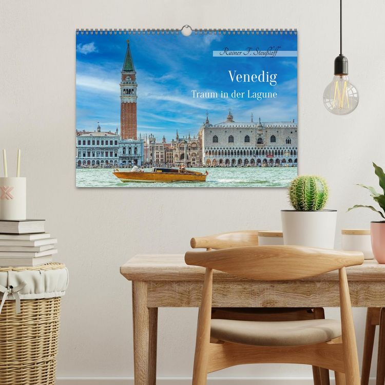Produktbild: Venedig - Traum in der Lagune (Wandkalender 2026 DIN A3 quer), CALVENDO Monatskalender