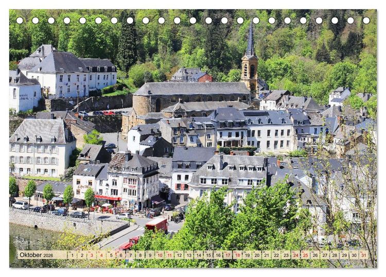 Produktbild: Unterwegs in den belgischen Ardennen (Tischkalender 2026 DIN A5 quer), CALVENDO Monatskalender