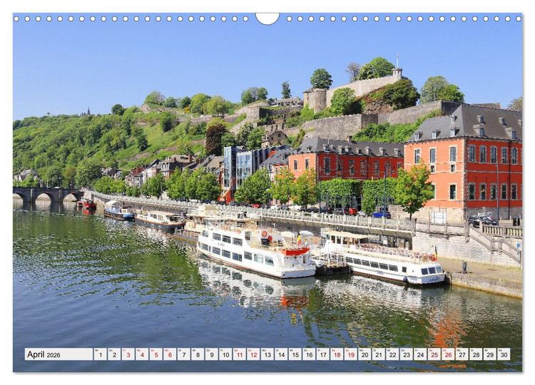 Produktbild: Namur - Hauptstadt der Wallonie (Wandkalender 2026 DIN A3 quer), CALVENDO Monatskalender