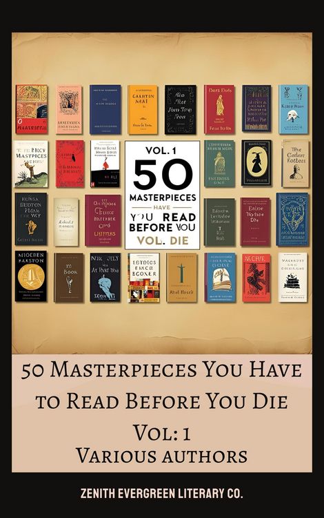 Produktbild: 50 Masterpieces you have to read before you die vol: 1