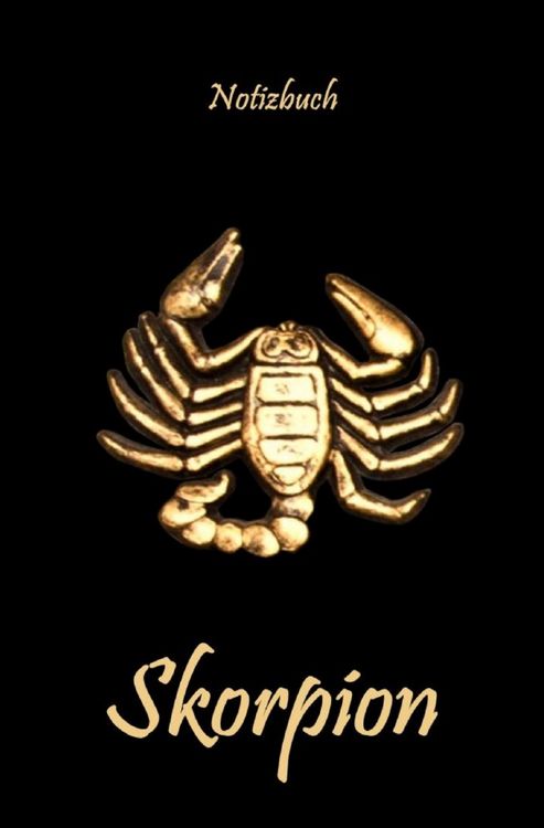 Produktbild: Notizbuch Skorpion Sternzeichen