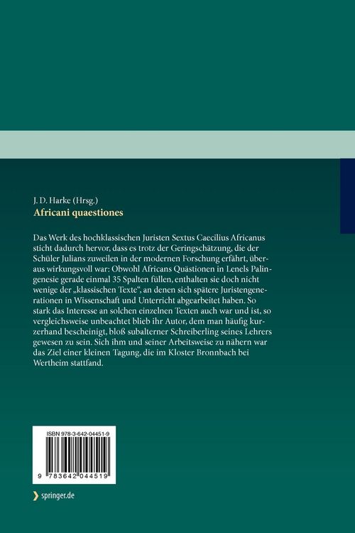 Produktbild: Africani quaestiones