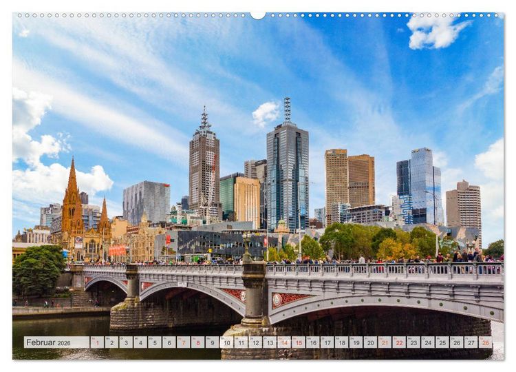 Produktbild: Australien Metropolen (Wandkalender 2026 DIN A2 quer), CALVENDO Monatskalender
