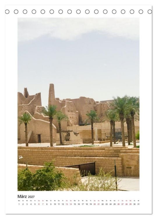 Produktbild: Wundersch&ouml;nes Saudi-Arabien Traditionen und Chancen im K&ouml;nigreich (Tischkalender 2027 DIN A5 hoch), CALVENDO Monatskalender
