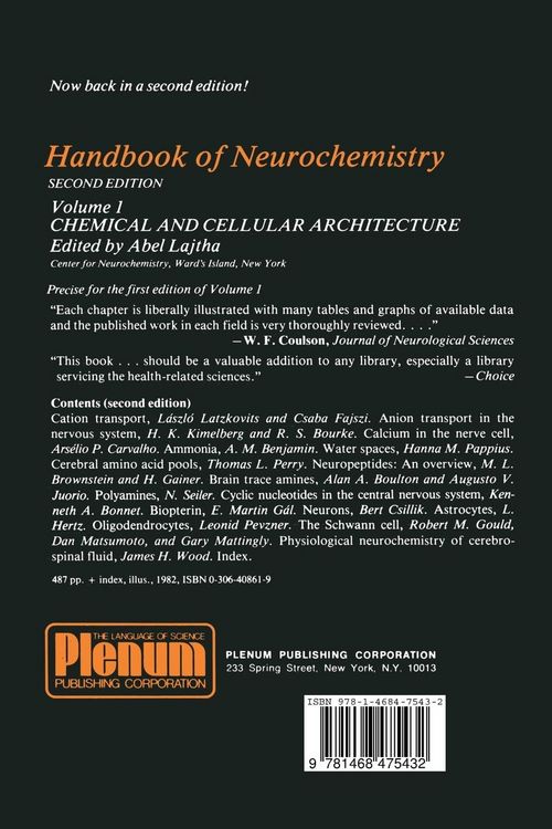 Produktbild: Advances in Neurochemistry