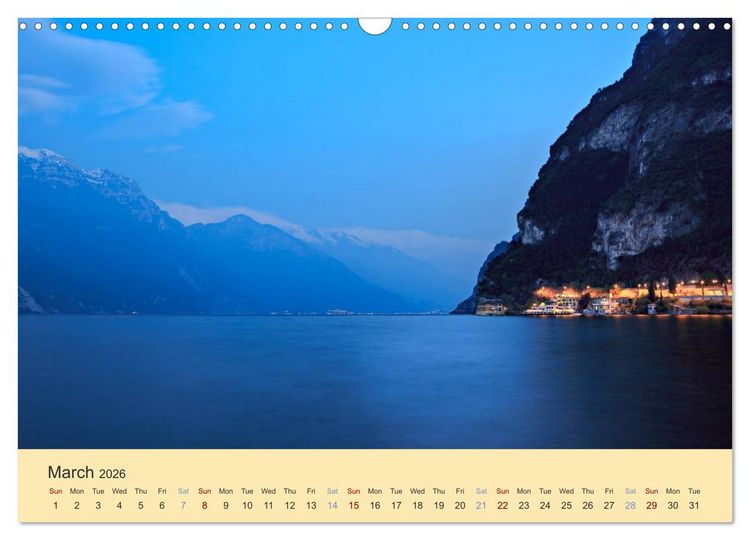 Produktbild: Riva del Garda - the pearl of Lake Garda (Wall Calendar 2026 DIN A3 landscape), CALVENDO 12 Month Wall Calendar