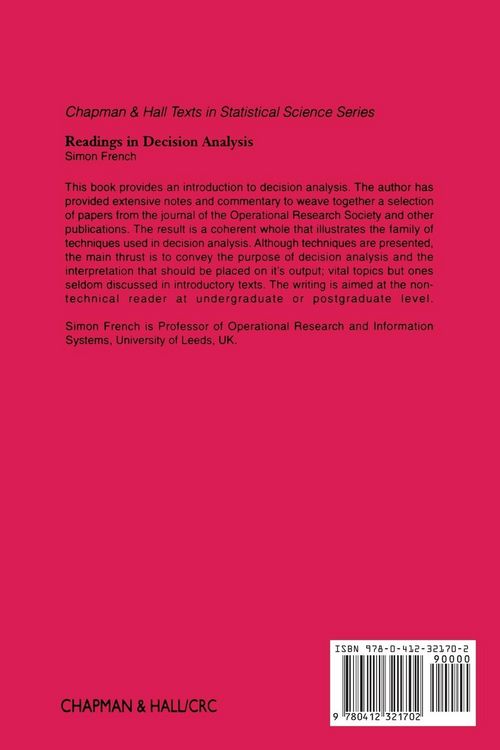 Produktbild: Readings in Decision Analysis
