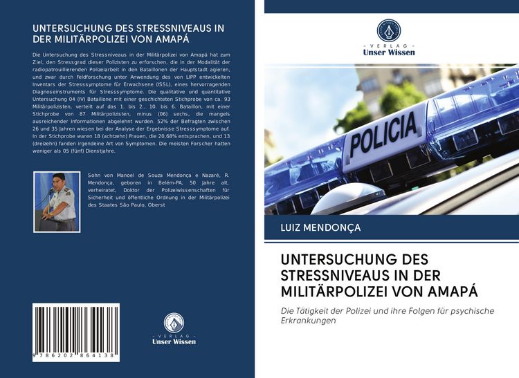 Produktbild: Untersuchung des Stressniveaus in der Milit&auml;rpolizei von Amap&aacute;