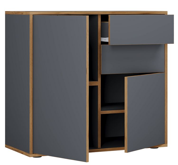Produktbild: Holz Kommode Sideboard Salia Breite 80 Schublade