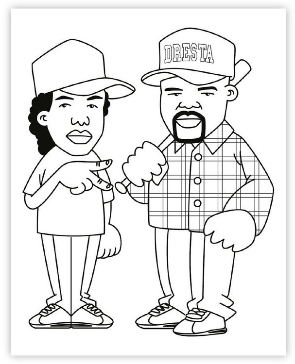 Produktbild: Hip Hop Coloring Book
