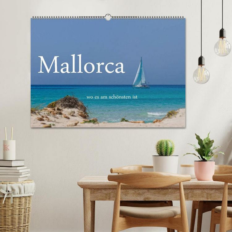 Produktbild: Mallorca wo es am sch&ouml;nsten ist (Wandkalender 2026 DIN A2 quer), CALVENDO Monatskalender