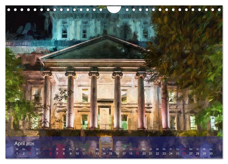Produktbild: Montreal bei Nacht (Wandkalender 2026 DIN A4 quer), CALVENDO Monatskalender