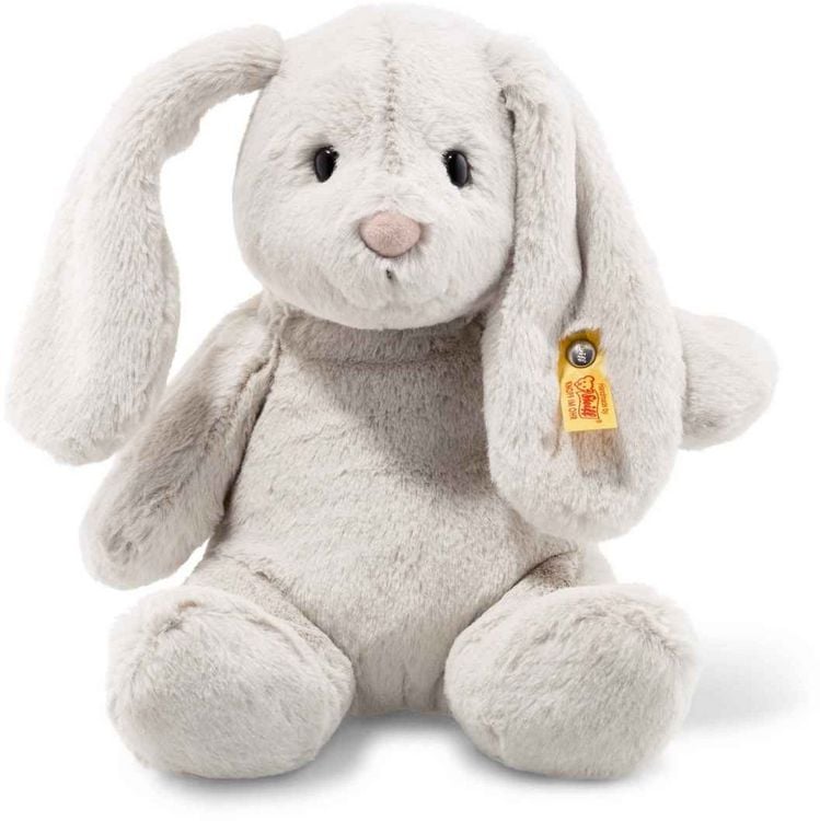 Produktbild: Steiff 080470 - Hoppie Hase, hellgrau, Pl&uuml;sch, 28 cm