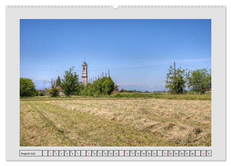 Produktbild: Piemont - die Genussregion Italiens (Wandkalender 2026 DIN A2 quer), CALVENDO Monatskalender
