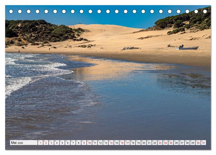 Produktbild: Spanien - Costa de la Luz (Tischkalender 2026 DIN A5 quer), CALVENDO Monatskalender