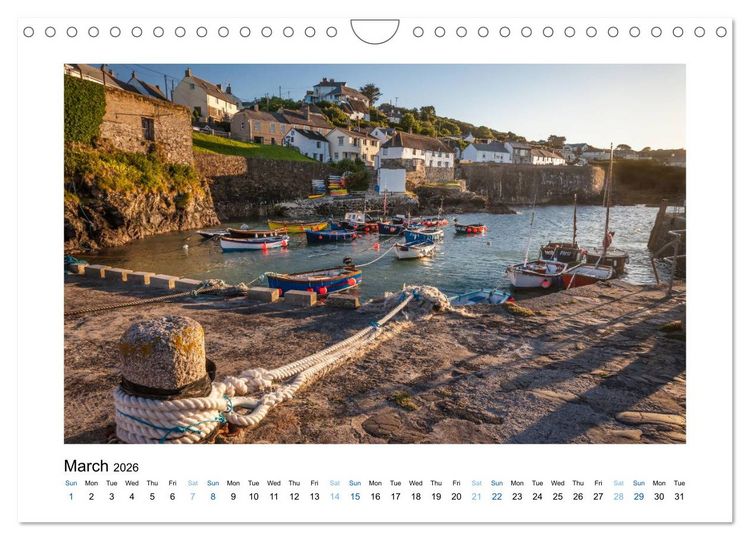 Produktbild: Cornwall - Between Land and Sea (Wall Calendar 2026 DIN A4 landscape), CALVENDO 12 Month Wall Calendar