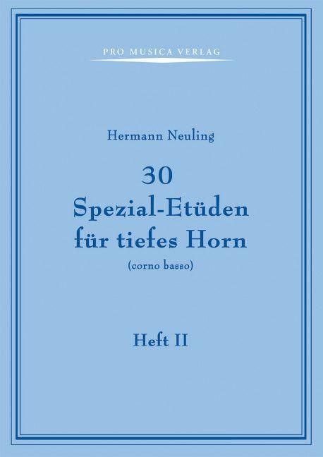Produktbild: 30 Spezial-Et&uuml;den f&uuml;r tiefes Horn
