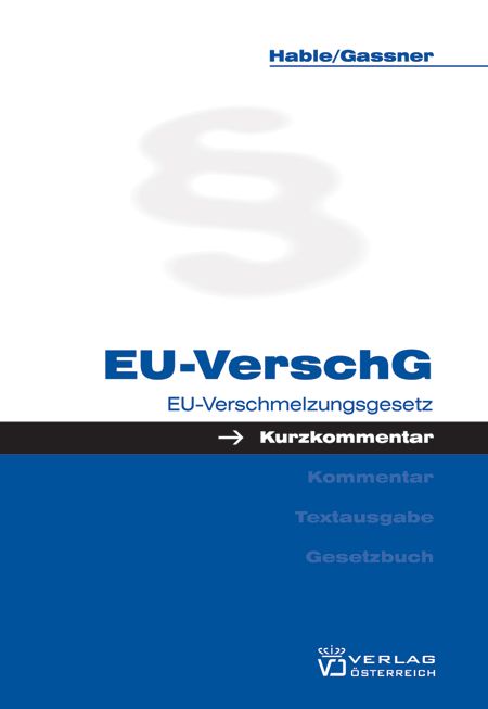 Produktbild: EU-Verschmelzungsgesetz