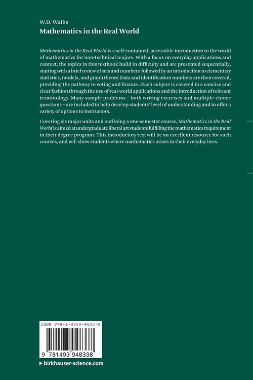 Produktbild: Mathematics in the Real World
