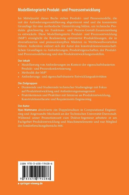 Produktbild: Modellintegrierte Produkt- und Prozessentwicklung
