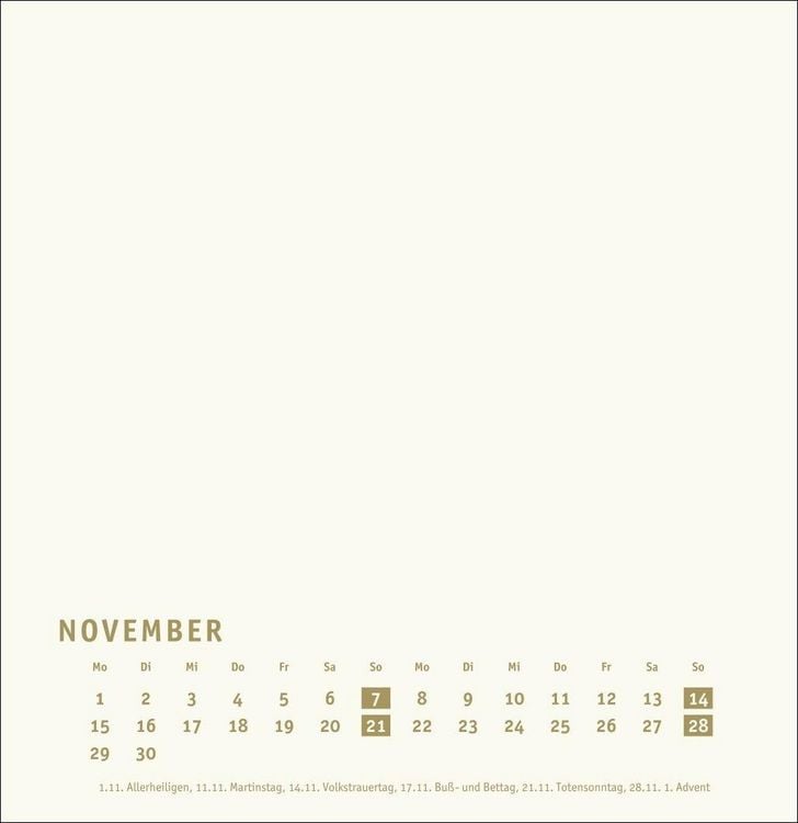 Produktbild: Premium-Bastelkalender gold gro&szlig; 2027
