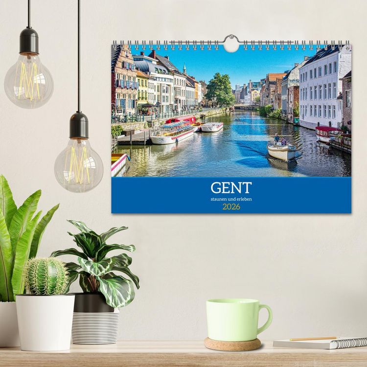 Produktbild: Gent - staunen und erleben (Wandkalender 2026 DIN A4 quer), CALVENDO Monatskalender