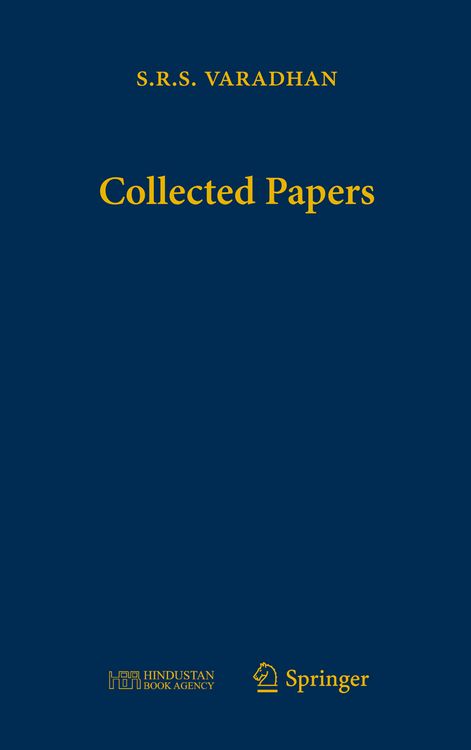 Produktbild: Collected Papers of S.R.S. Varadhan