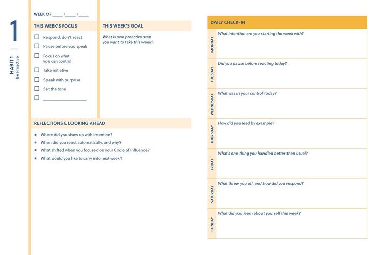 Produktbild: The 7 Habits Tracker