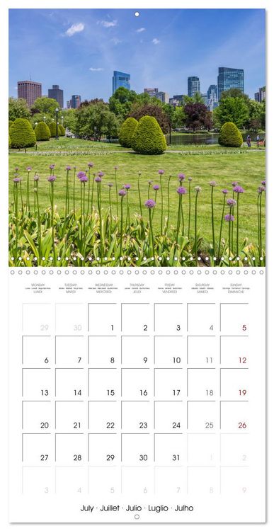 Produktbild: BOSTON Highlights (Wall Calendar 2026 12 &times; 12 Inch) CALVENDO 12 Month Wall Calendar
