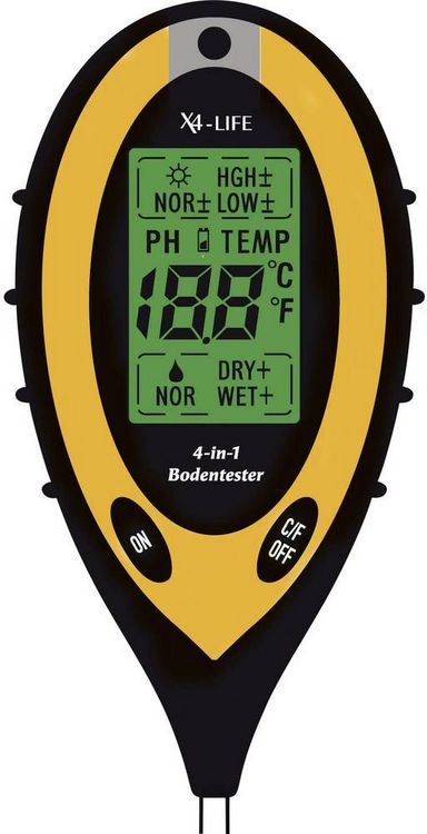 Produktbild: X4-LIFE 700403 Bodenmessger&auml;t Schwarz, Gelb