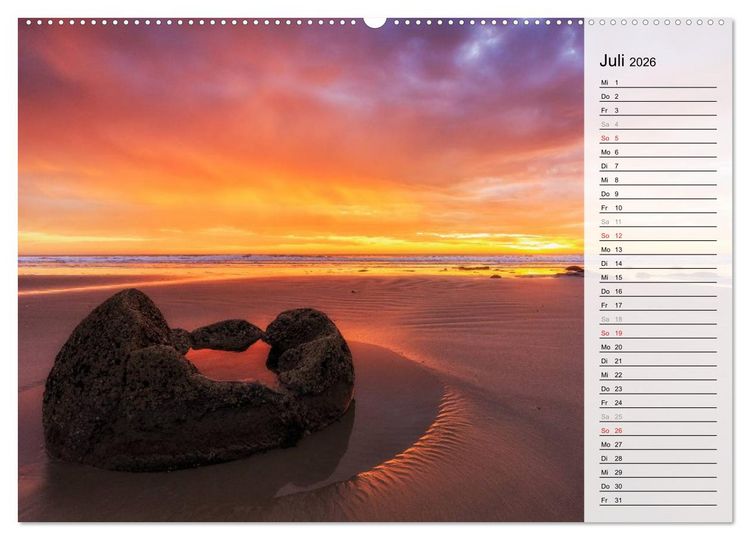 Produktbild: Sehnsucht nach Neuseeland (Wandkalender 2026 DIN A2 quer), CALVENDO Monatskalender